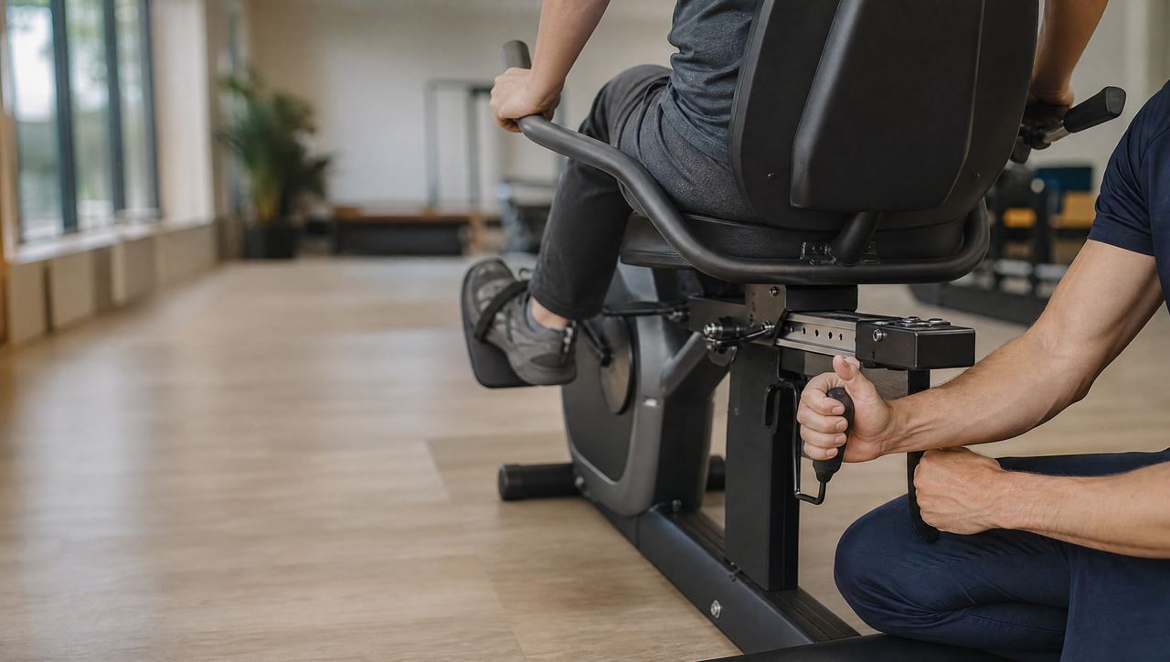 Easy recumbent cycling for osteoarthritis of the hip