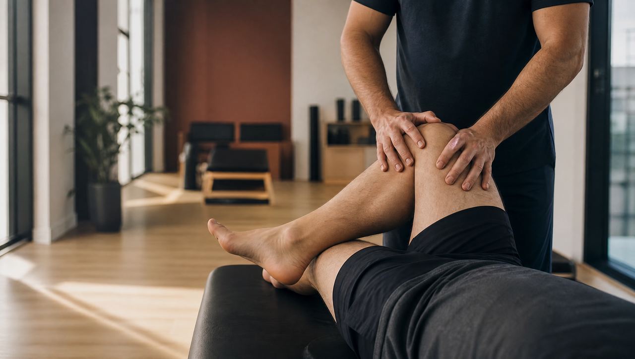 Figure-four stretch for piriformis syndrome