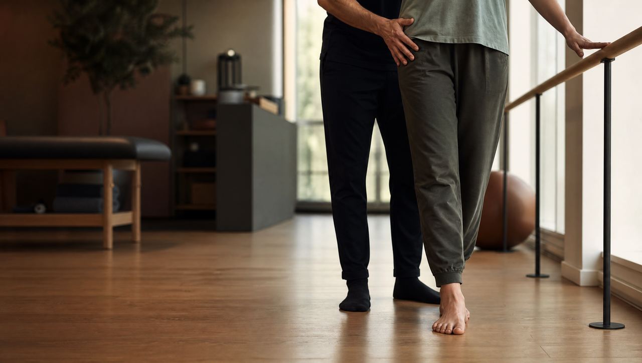 Tandem-stance balance training to lower fall risk