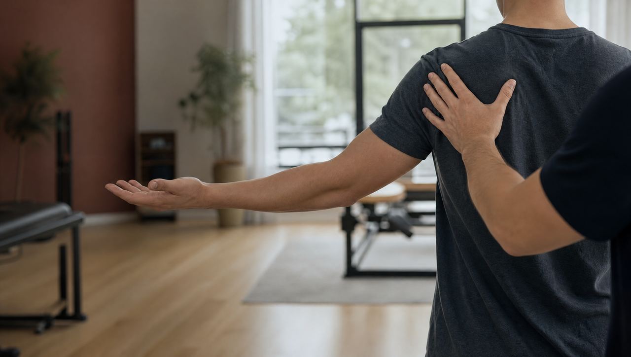 Arm nerve-glide exercise for radiating pain